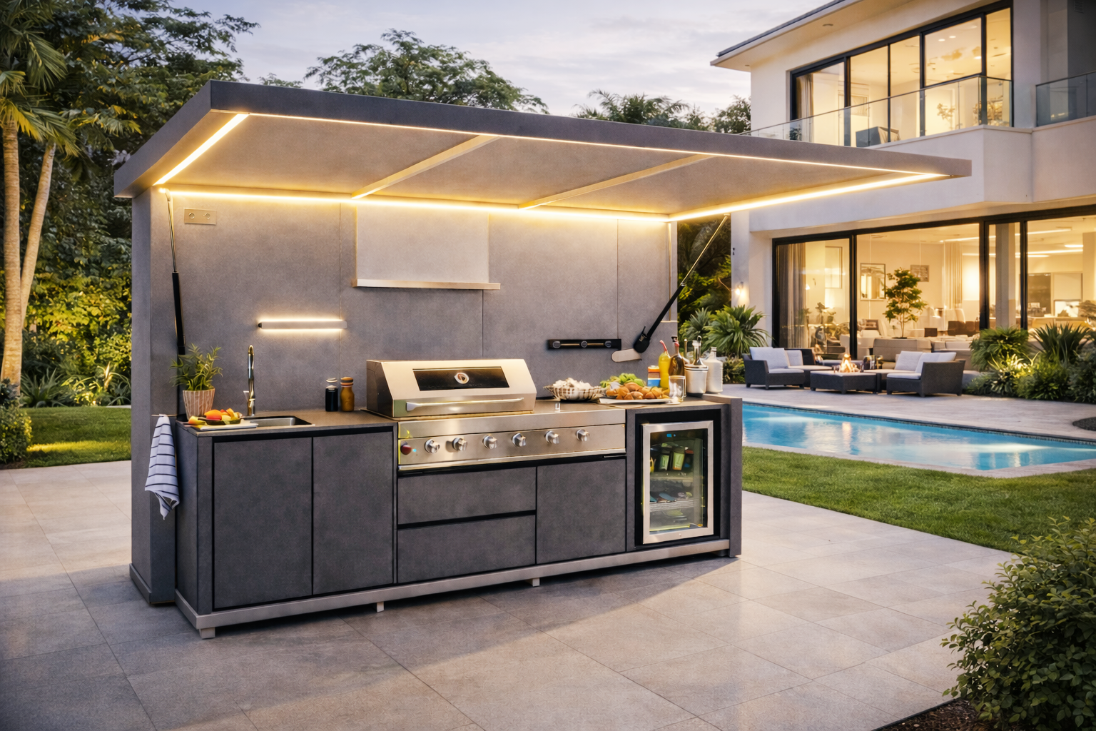 Cuisine extérieure MONTE-CARLO — vue d’ensemble